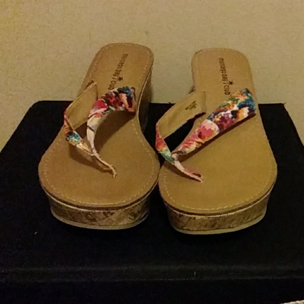 Montego Bay Club Wedge Corkscrew Sandals